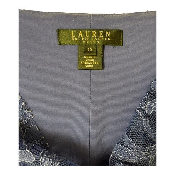 RALPH LAUREN Womens Petite
Sleeveless Bodycon Dress Blue Floral Size 10 - Picture 5 of 5